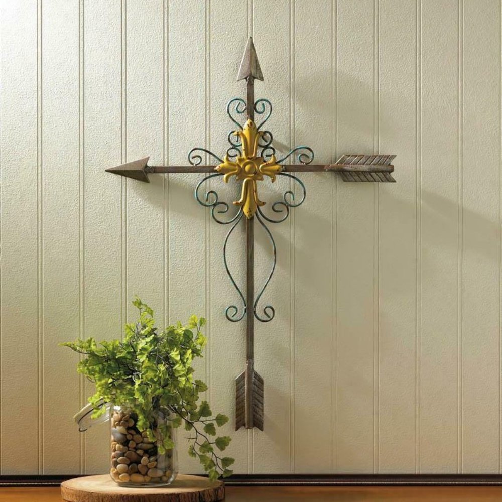 NEW ARROW WALL CROSS 28" By Wings of Devotion